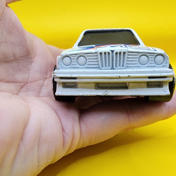 1988 Mattel BMW M3 Pullback Car Diecast - *Front Wheels Bent - Picture 3 of 9
